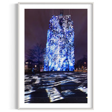 Laden Sie das Bild in den Galerie-Viewer, Leeuwarden Luna Light Festival 2022 - Oldehove TIME DRIFTS (signed + Frame)