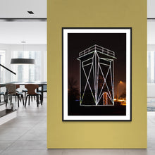 Laden Sie das Bild in den Galerie-Viewer, Hidden Places ehemaliger Wachturm DDR/ former Watchtower GDR 2016  (signed + Frame)
