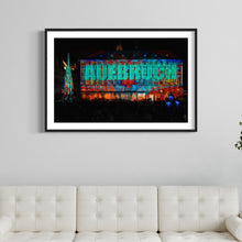 Laden Sie das Bild in den Galerie-Viewer, Nürnberg/ Nuremberg Rathaus „Into the Blue“ Blaue Nacht 2017 (signed + Frame)