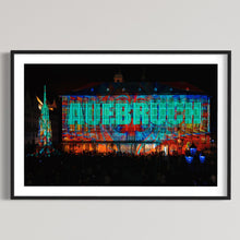 Laden Sie das Bild in den Galerie-Viewer, Nürnberg/ Nuremberg Rathaus „Into the Blue“ Blaue Nacht 2017 (signed + Frame)
