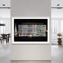 Laden Sie das Bild in den Galerie-Viewer, Nürnberg/ Nuremberg Rathaus „Into the Blue“ Blaue Nacht 2017 (signed + Frame)