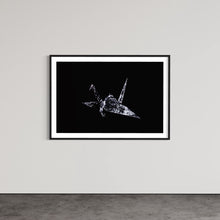 Laden Sie das Bild in den Galerie-Viewer, Hidden Places Origami Crane 2020  (signed + Frame)