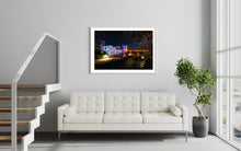 Laden Sie das Bild in den Galerie-Viewer, Rome/ Rom Tiberina Luce Luna 2019 (signed + Frame)