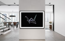 Laden Sie das Bild in den Galerie-Viewer, Hidden Places Origami Swan / Schwan 2020 (signed + Frame)