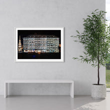 Laden Sie das Bild in den Galerie-Viewer, Nürnberg/ Nuremberg Rathaus „Into the Blue“ Blaue Nacht 2017 (signed + Frame)