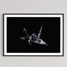 Laden Sie das Bild in den Galerie-Viewer, Hidden Places Origami Crane 2020  (signed + Frame)