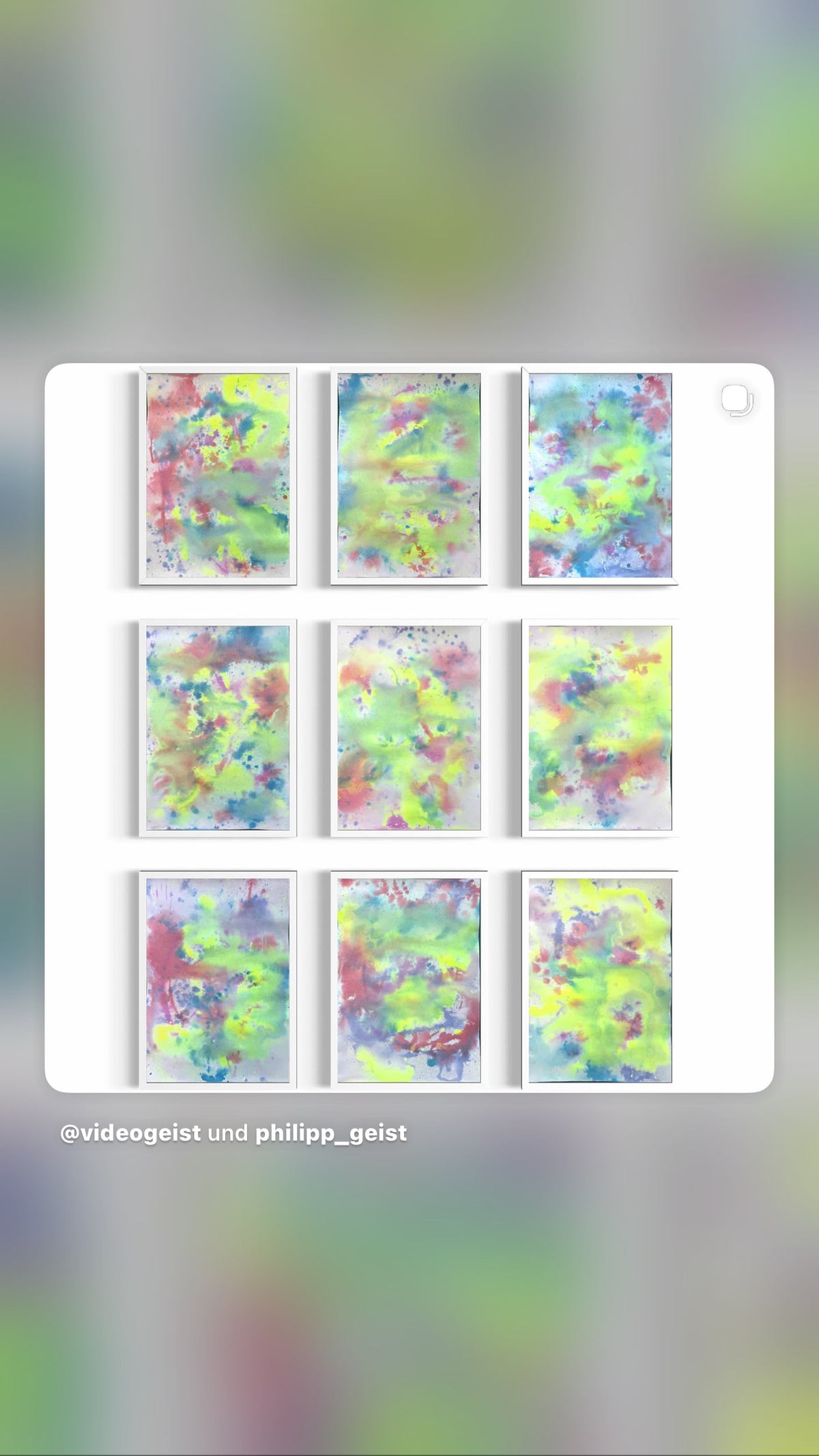 Painting on Paper #663