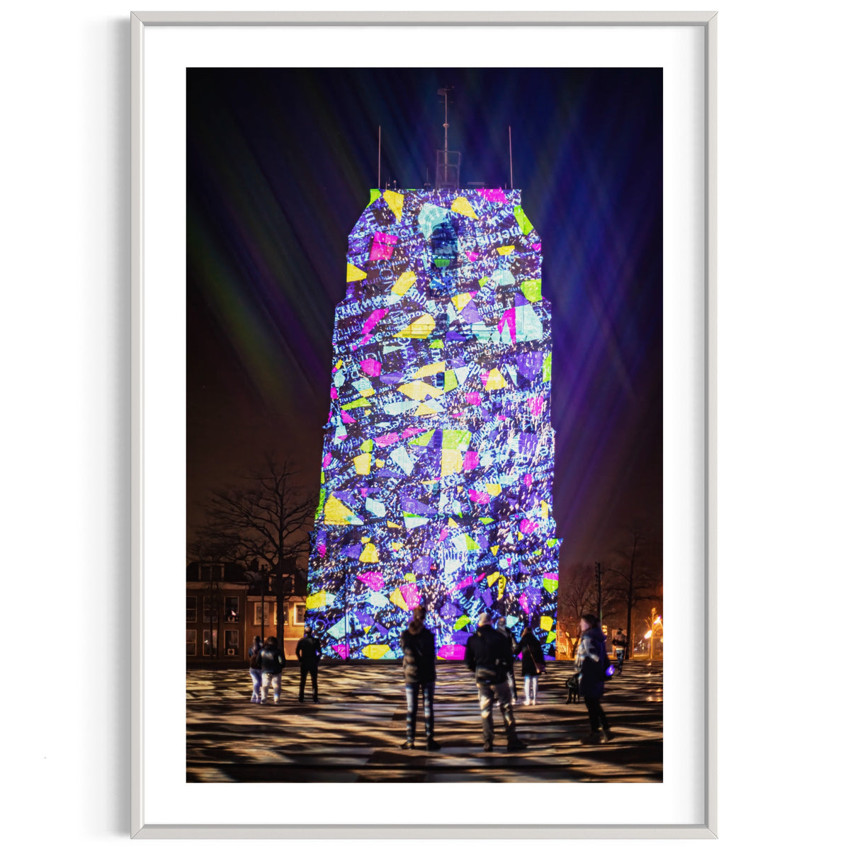 Leeuwarden Luna Light Festival 2022 - Oldehove TIME DRIFTS (signed + Frame)