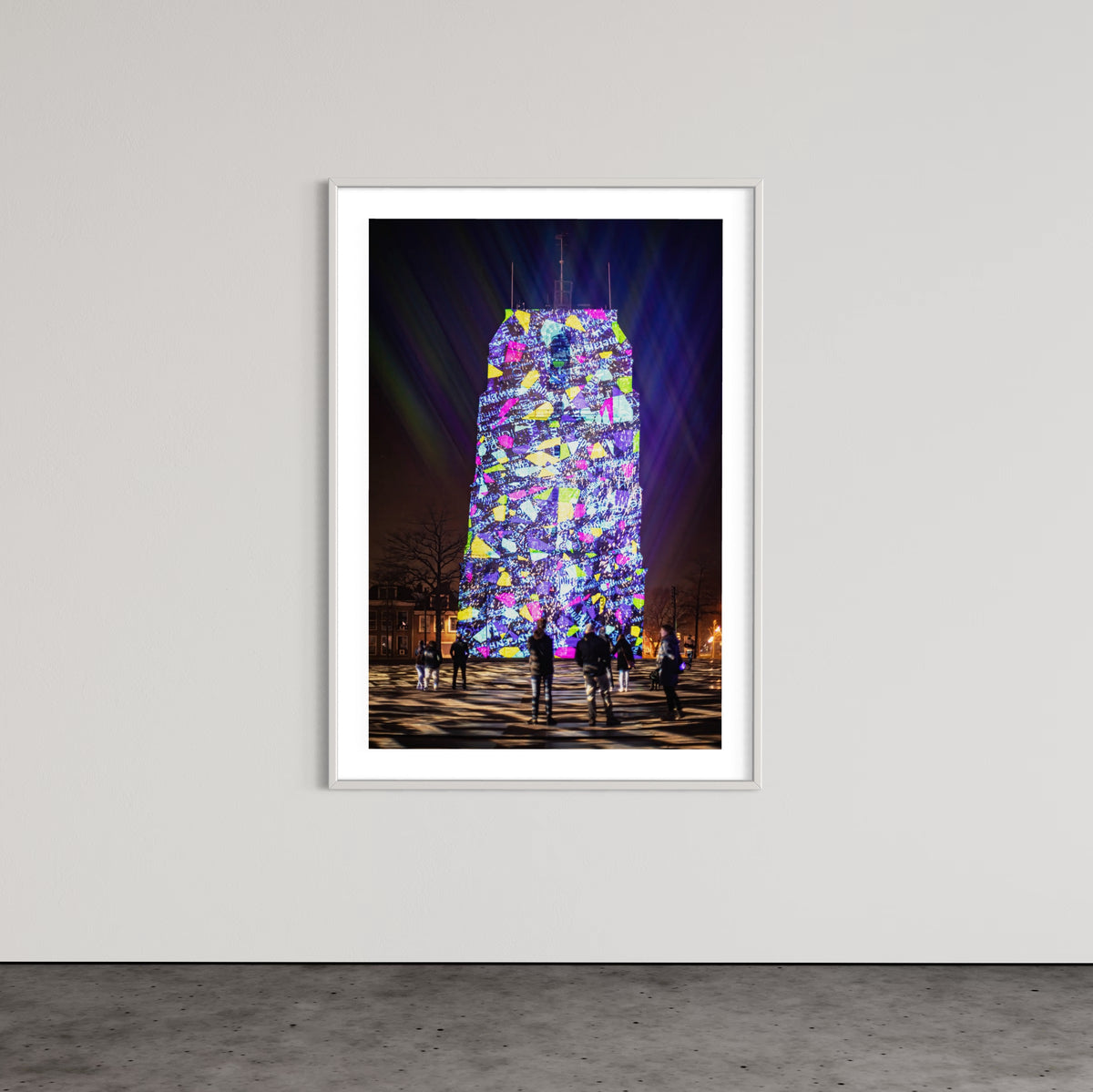 Leeuwarden Luna Light Festival 2022 - Oldehove TIME DRIFTS (signed + Frame)