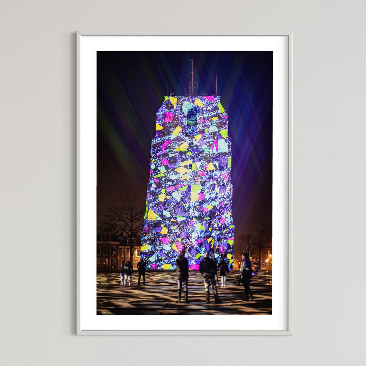 Leeuwarden Luna Light Festival 2022 - Oldehove TIME DRIFTS (signed + Frame)