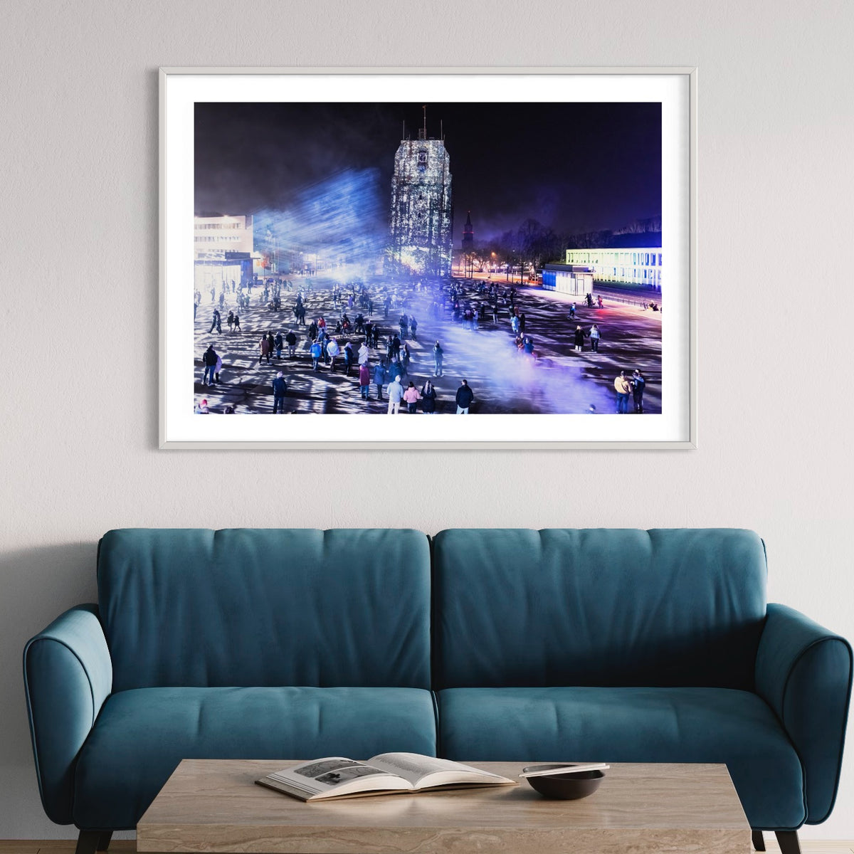 Leeuwarden Luna Light Festival 2022 - Oldehove TIME DRIFTS (signed + Frame)