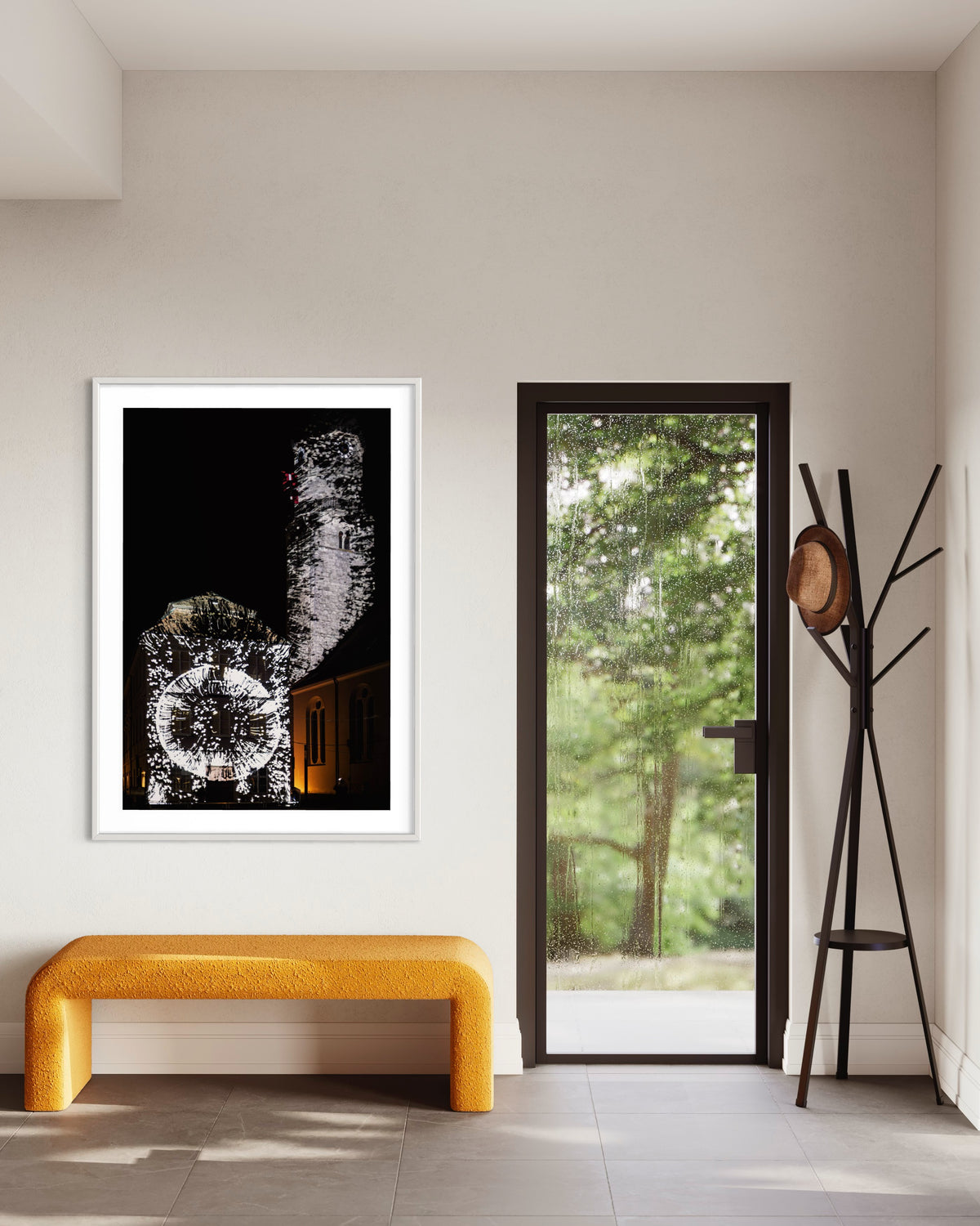 Weilheim 3  Lichtkunst Festival Weilheim Fades 2022 (signed + Frame)