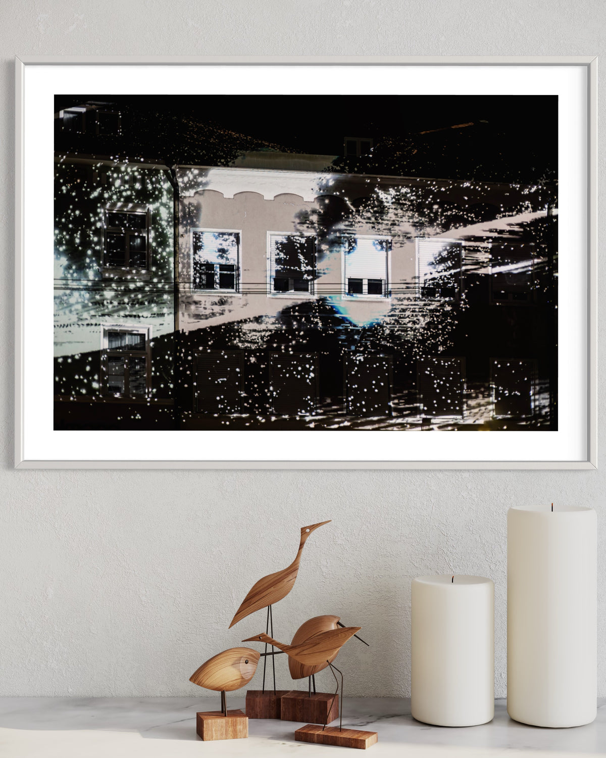 Weilheim 3 Lichtkunst Festival Weilheim Fades 2022 (signed + Frame)