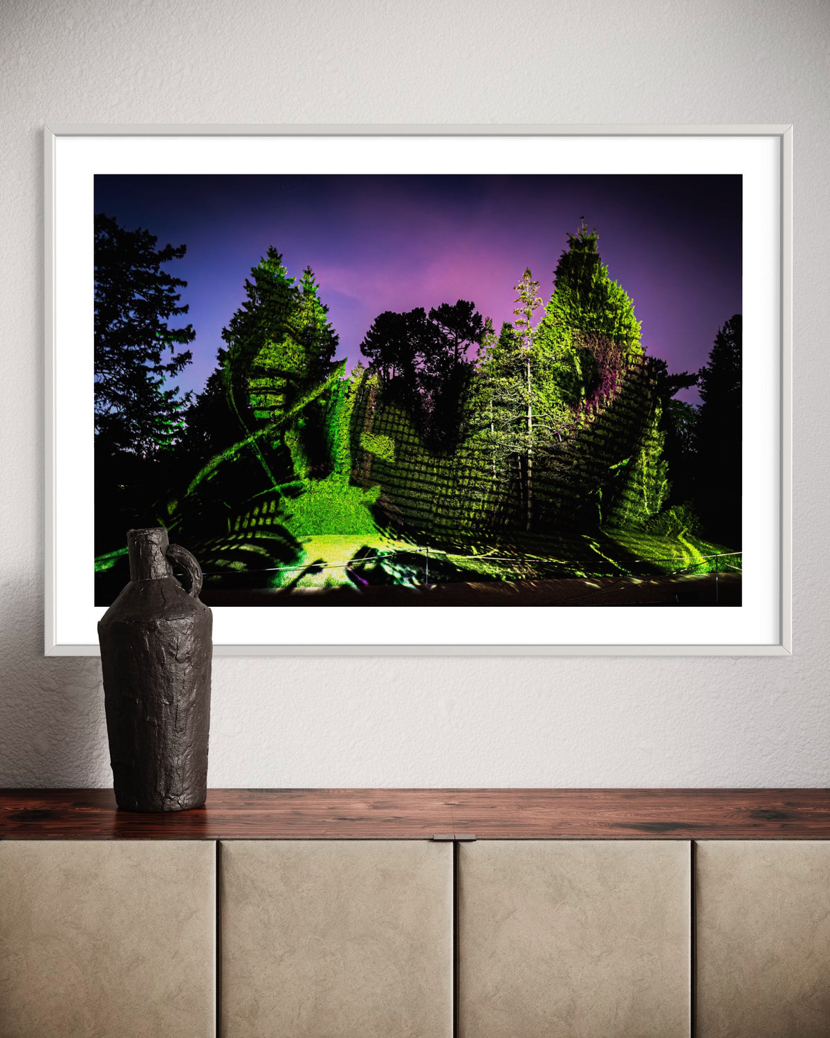 Berlin Botanischer Garten „Leben.Baum.Licht“ 2022 (signed + Frame)