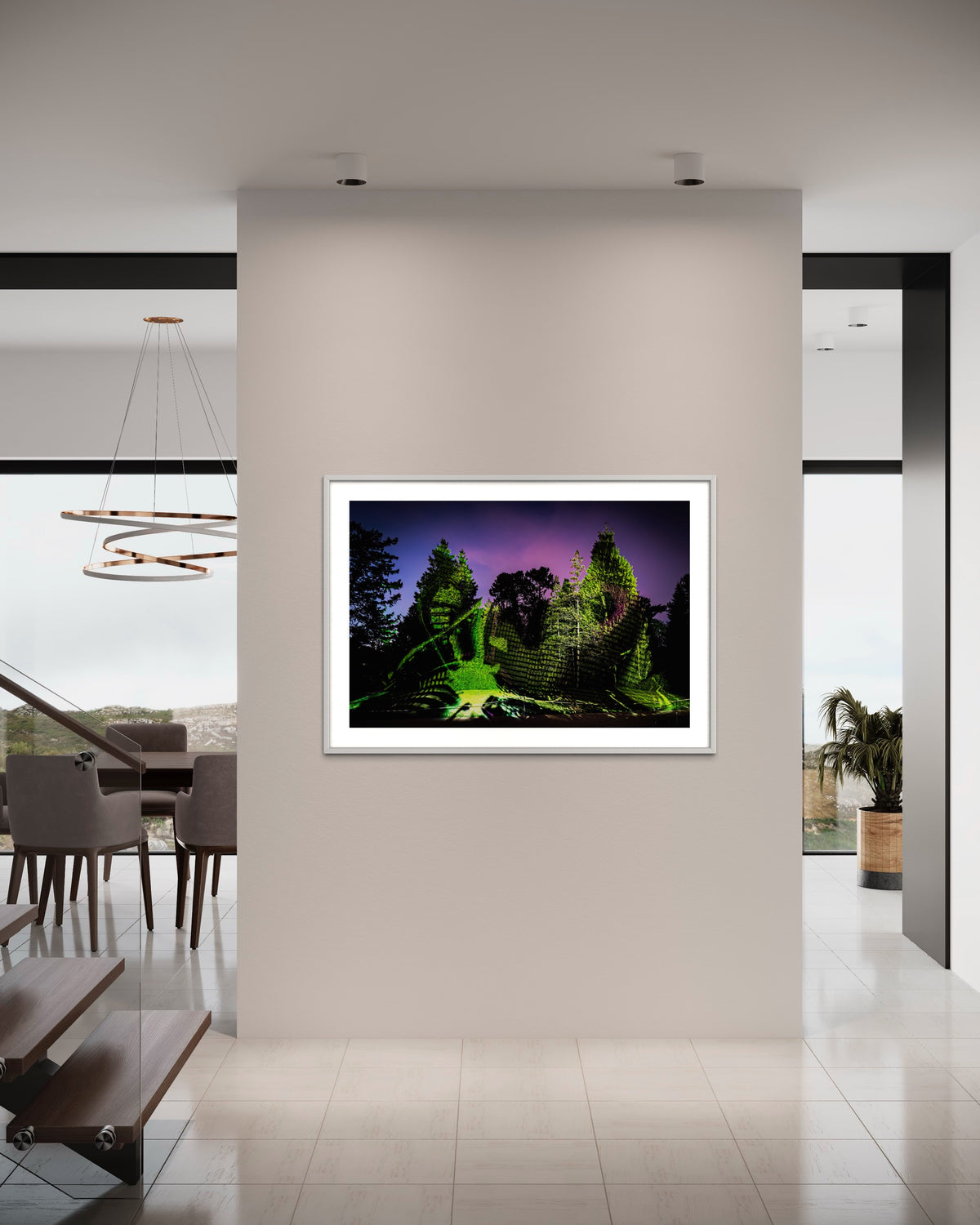 Berlin Botanischer Garten „Leben.Baum.Licht“ 2022 (signed + Frame)