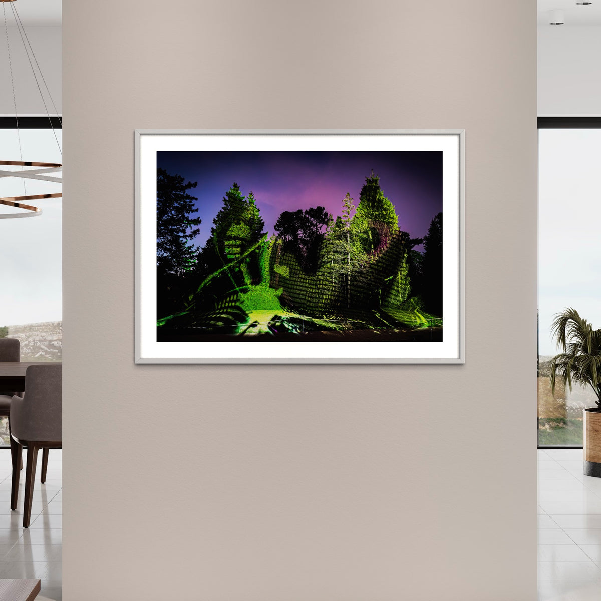 Berlin Botanischer Garten „Leben.Baum.Licht“ 2022 (signed + Frame)