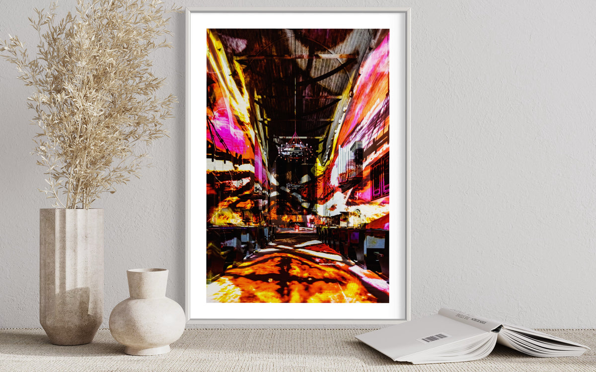 Erfurt Augustinerkirche AdventsLeuchten 2022 (signed + Frame)