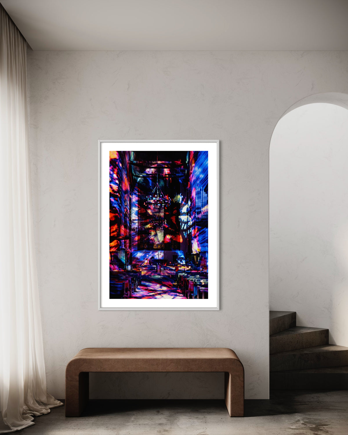 Erfurt Augustinerkirche AdventsLeuchten 2022 (signed + Frame)