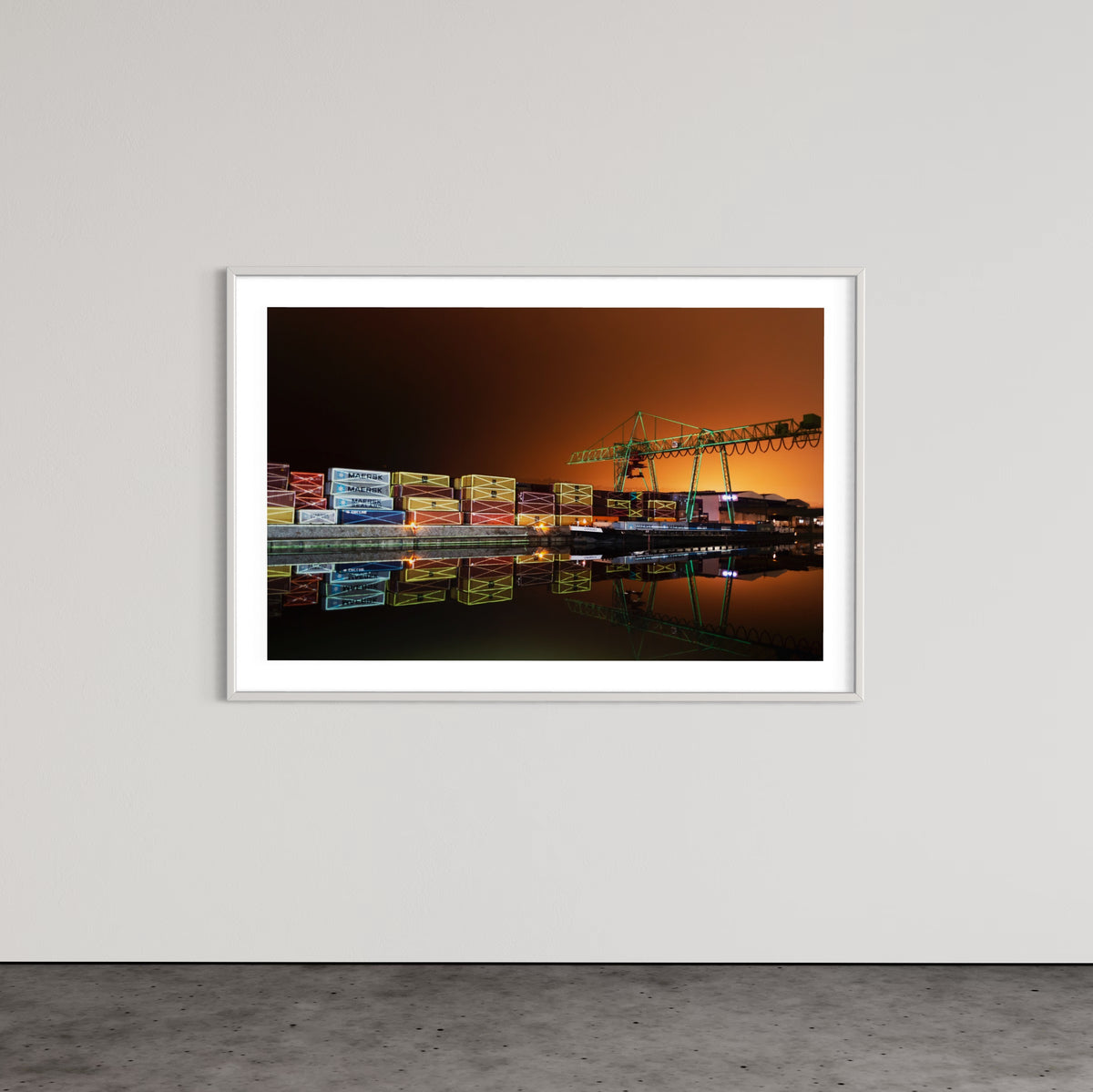 Stuttgart Hafen River of Words 2016 (signed + Frame)