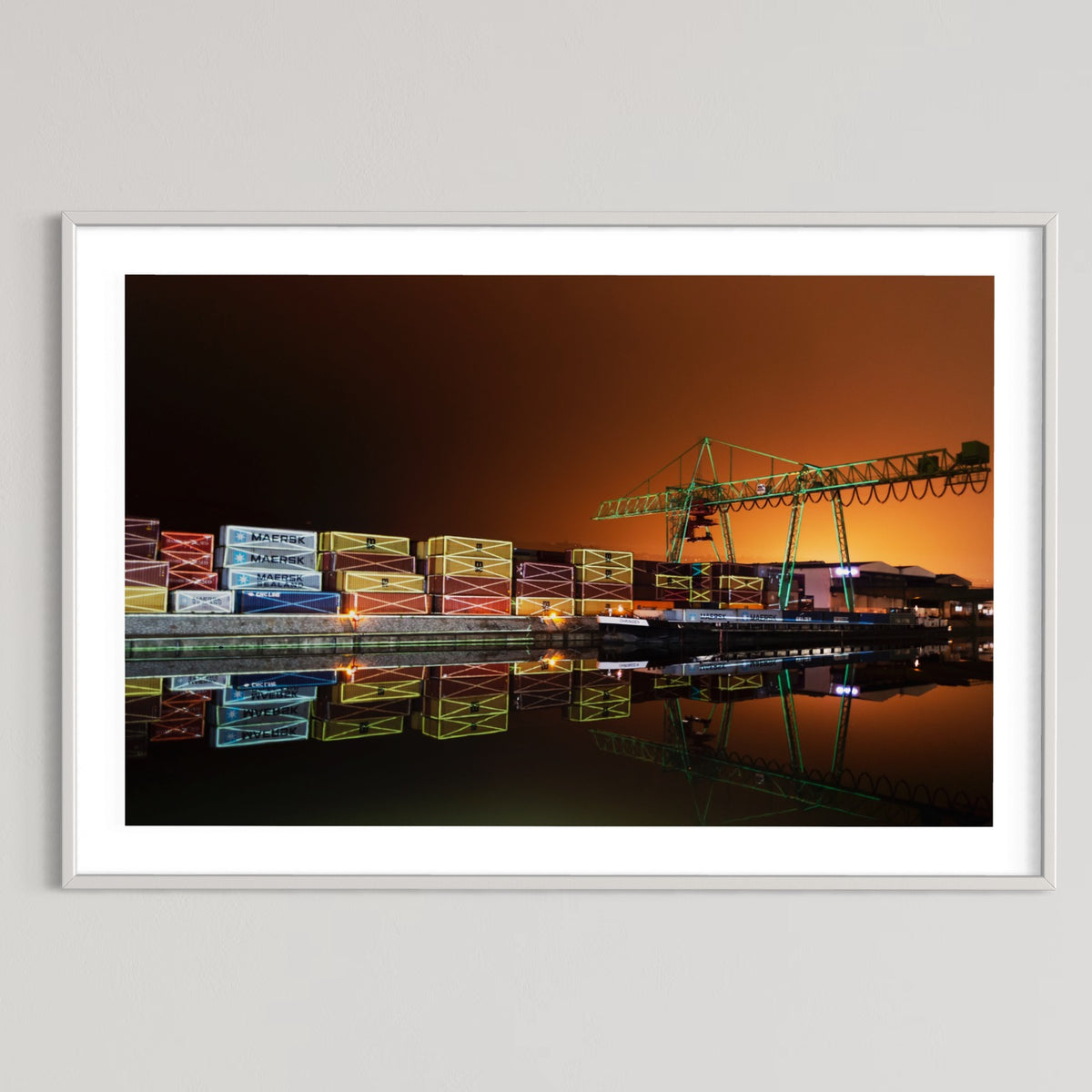 Stuttgart Hafen River of Words 2016 (signed + Frame)