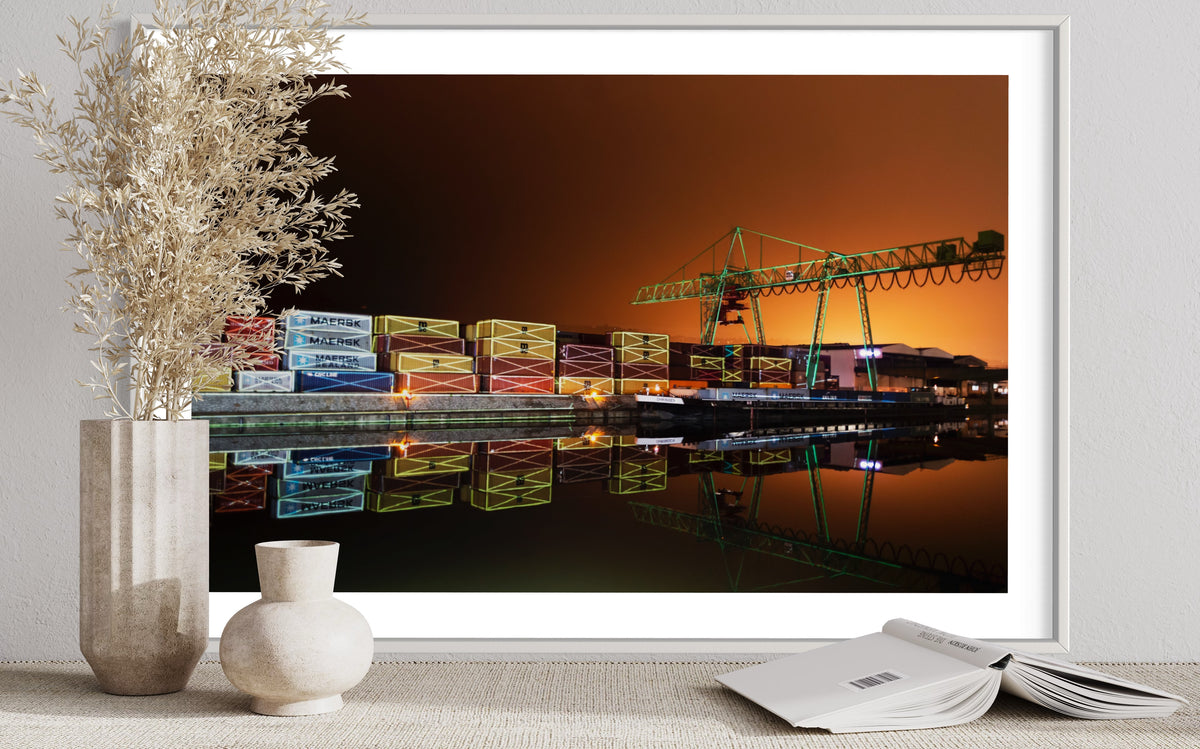 Stuttgart Hafen River of Words 2016 (signed + Frame)