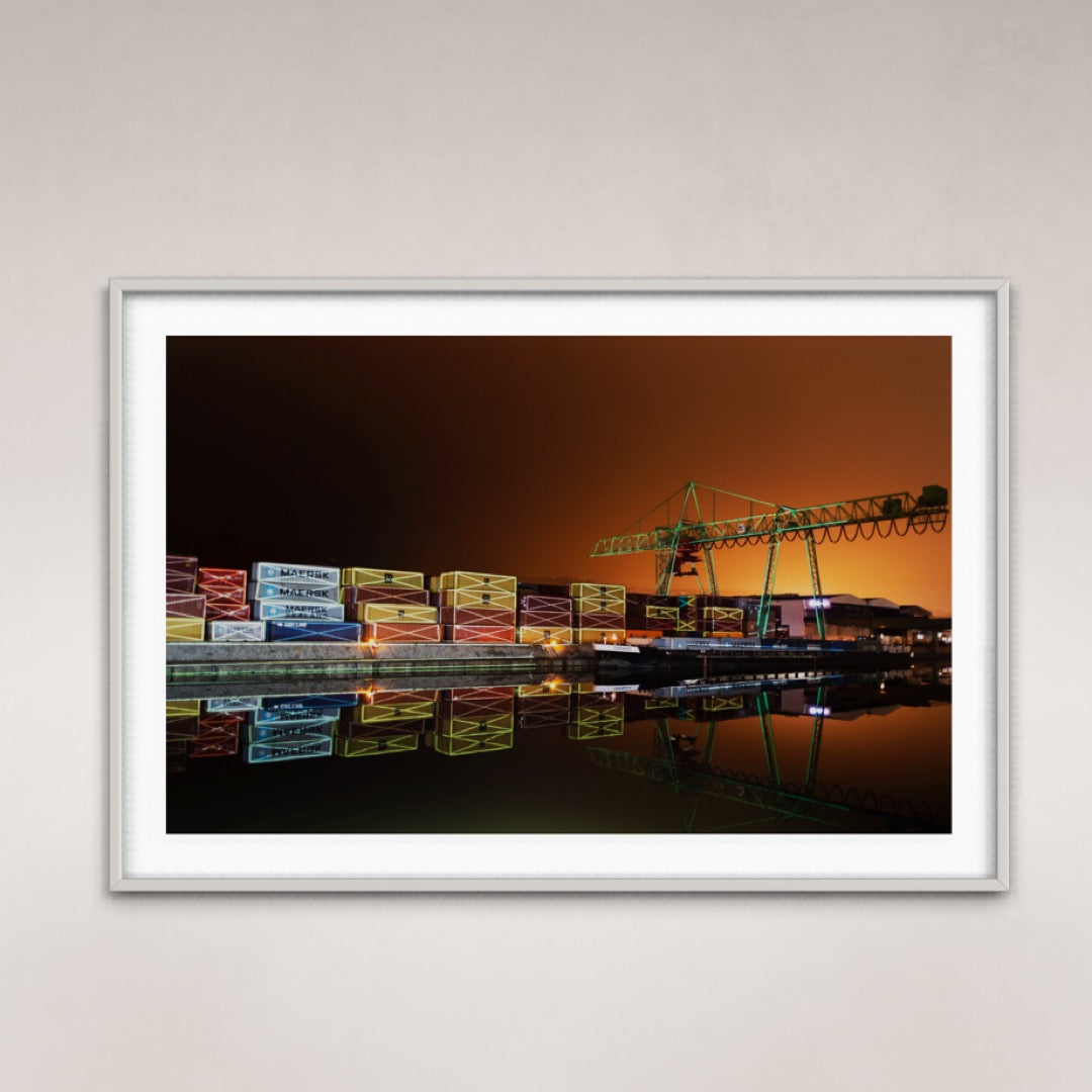 Stuttgart Hafen River of Words 2016 (signed + Frame)