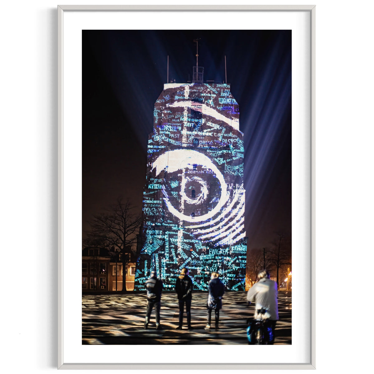 Leeuwarden Luna Light Festival 2022 - Oldehove TIME DRIFTS (signed + Frame)