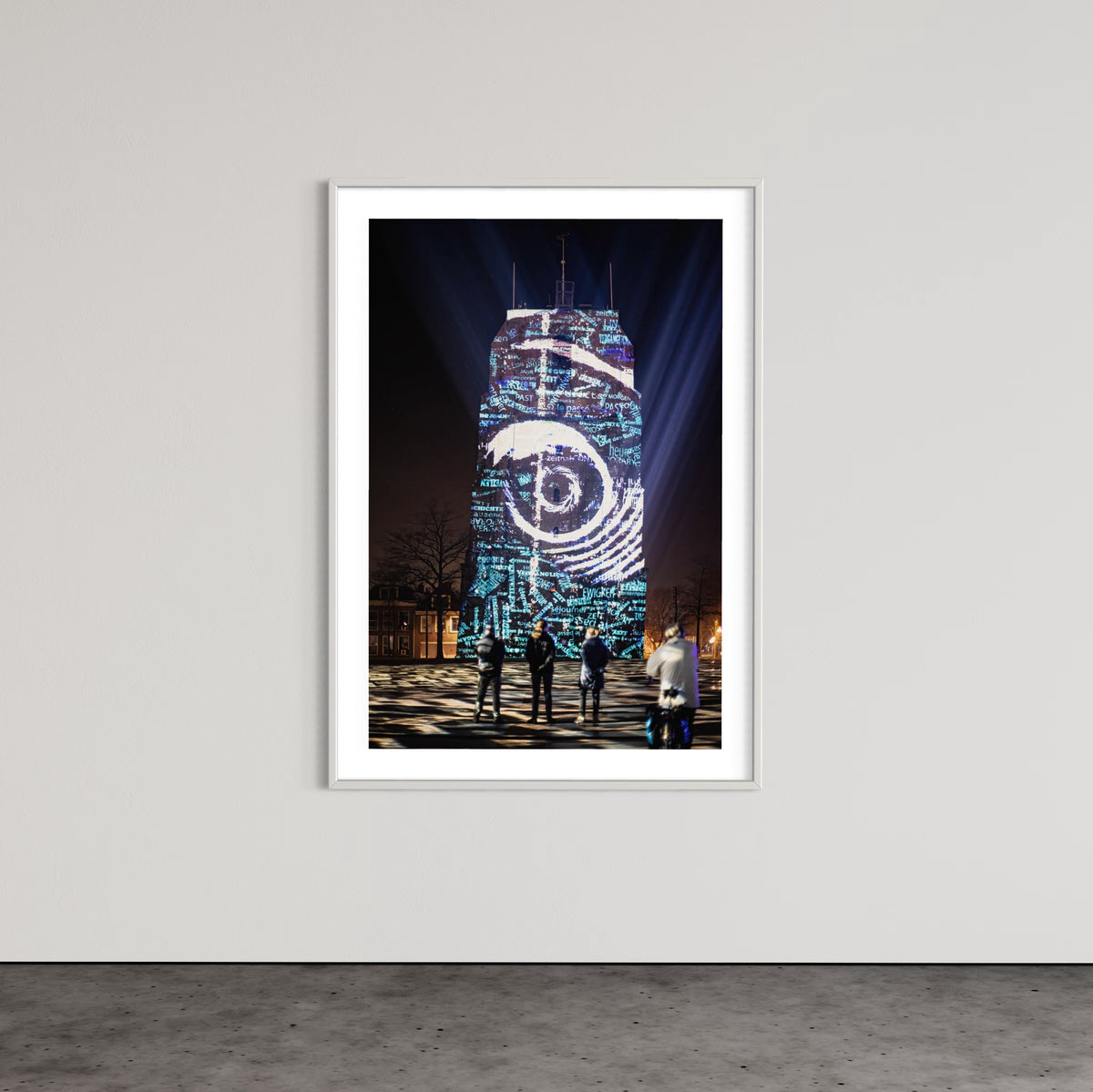 Leeuwarden Luna Light Festival 2022 - Oldehove TIME DRIFTS (signed + Frame)