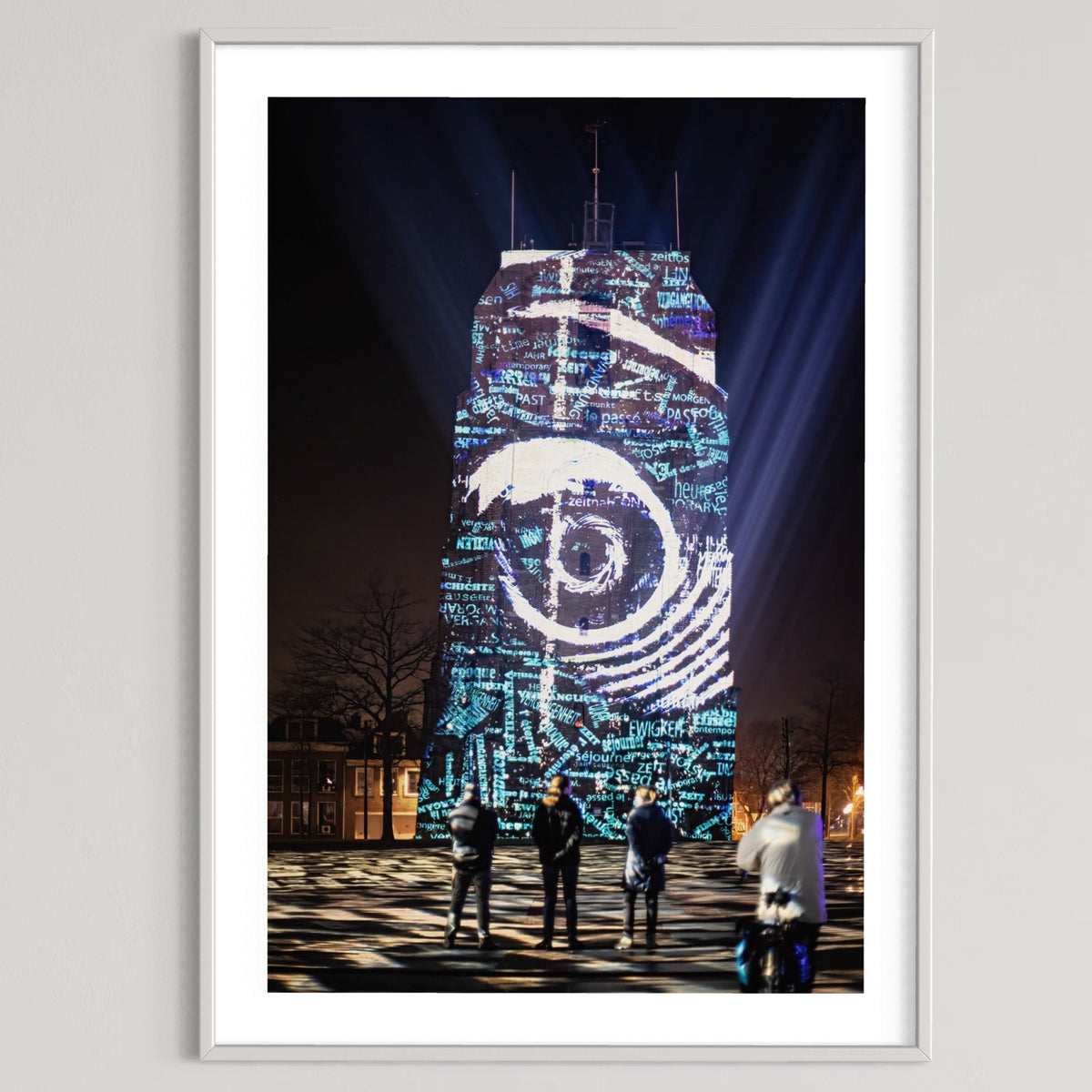 Leeuwarden Luna Light Festival 2022 - Oldehove TIME DRIFTS (signed + Frame)