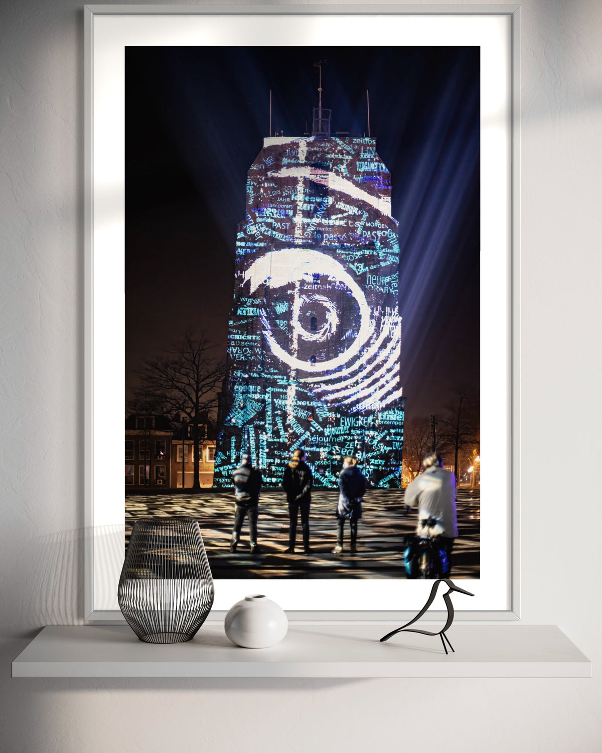 Leeuwarden Luna Light Festival 2022 - Oldehove TIME DRIFTS (signed + Frame)