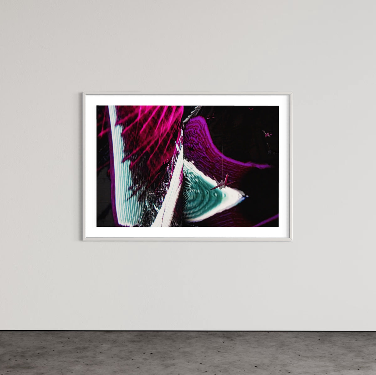 fragile shades - 2022 Murten Festival Schweiz Swiss Musée de Morat / Museum Murten (signed + Frame)