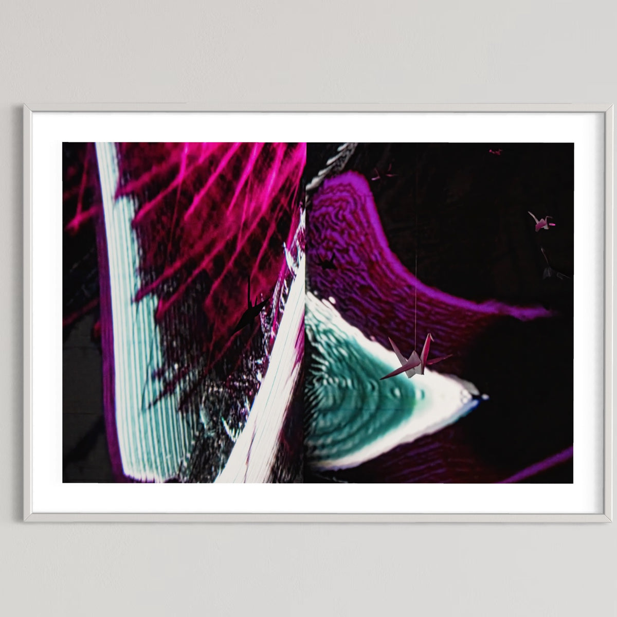 fragile shades - 2022 Murten Festival Schweiz Swiss Musée de Morat / Museum Murten (signed + Frame)