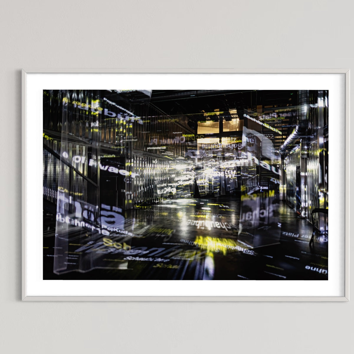 Berlin Popkudamm inBetween - Container LIghts 2022 (signed + Frame)