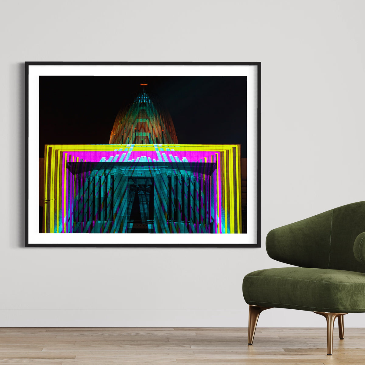 Warsaw Temple of Divine Providence 04./05. Jan 2014 (signed + Frame)