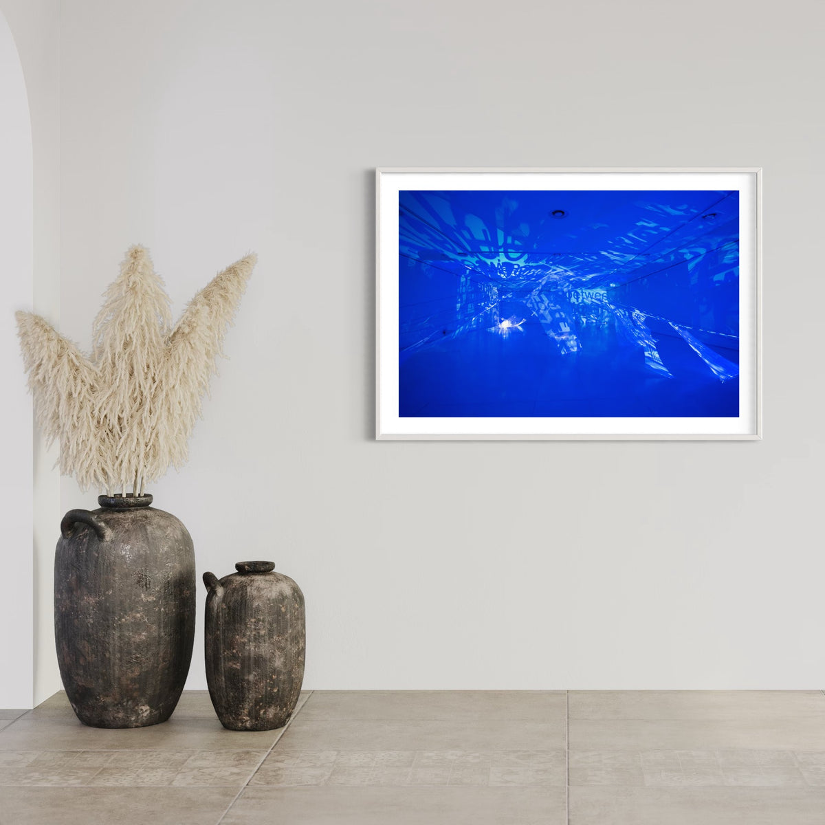 Vaduz Liechtenstein Engländerbau "inBetween" 2014  (signed + Frame)