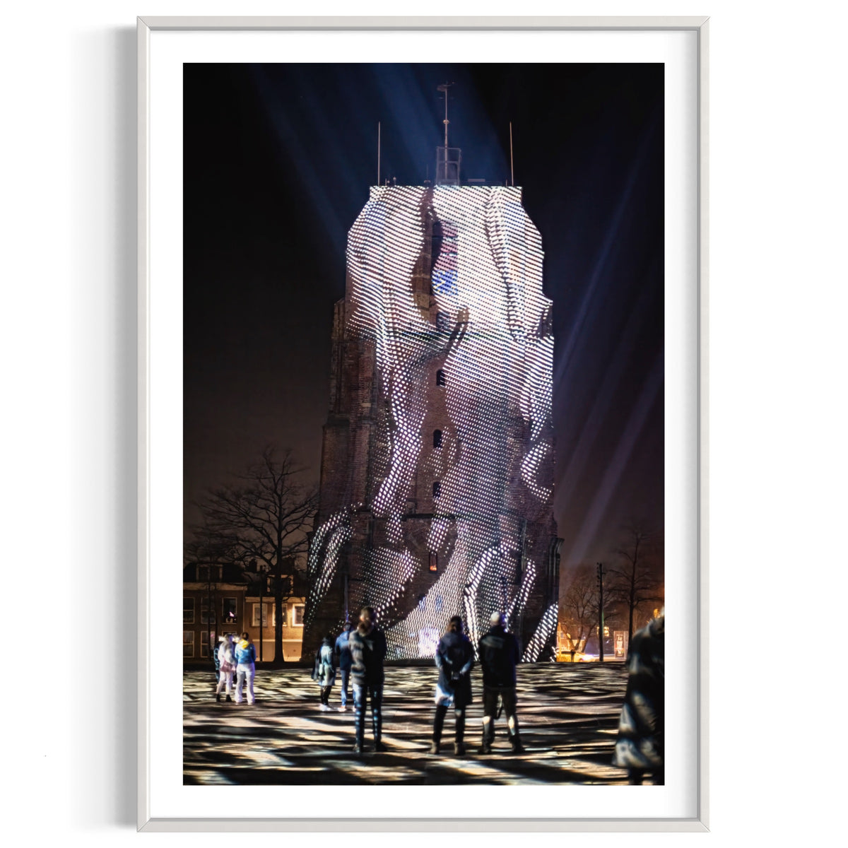 Leeuwarden Luna Light Festival 2022 - Oldehove TIME DRIFTS (signed + Frame)