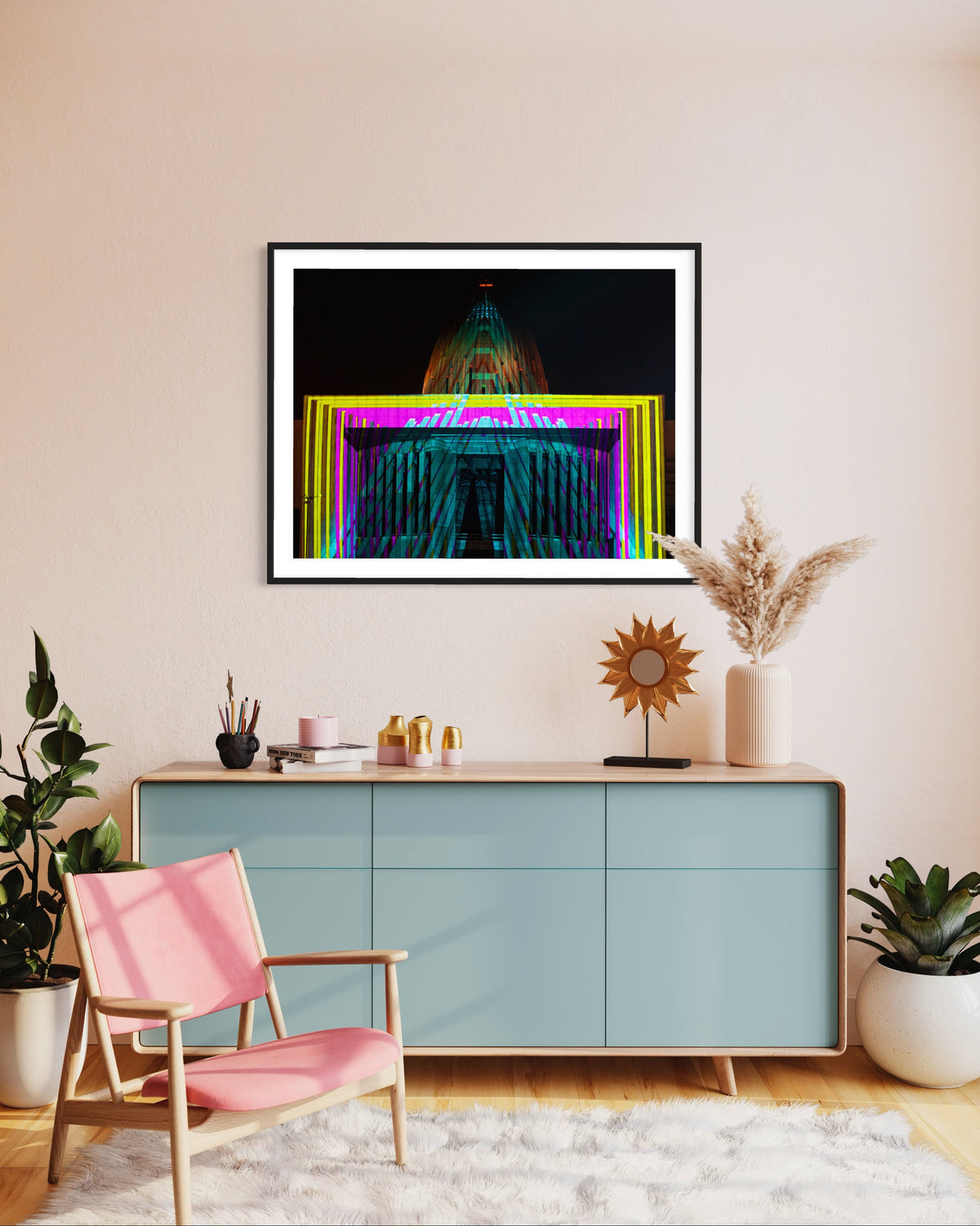 Warsaw Temple of Divine Providence 04./05. Jan 2014 (signed + Frame)