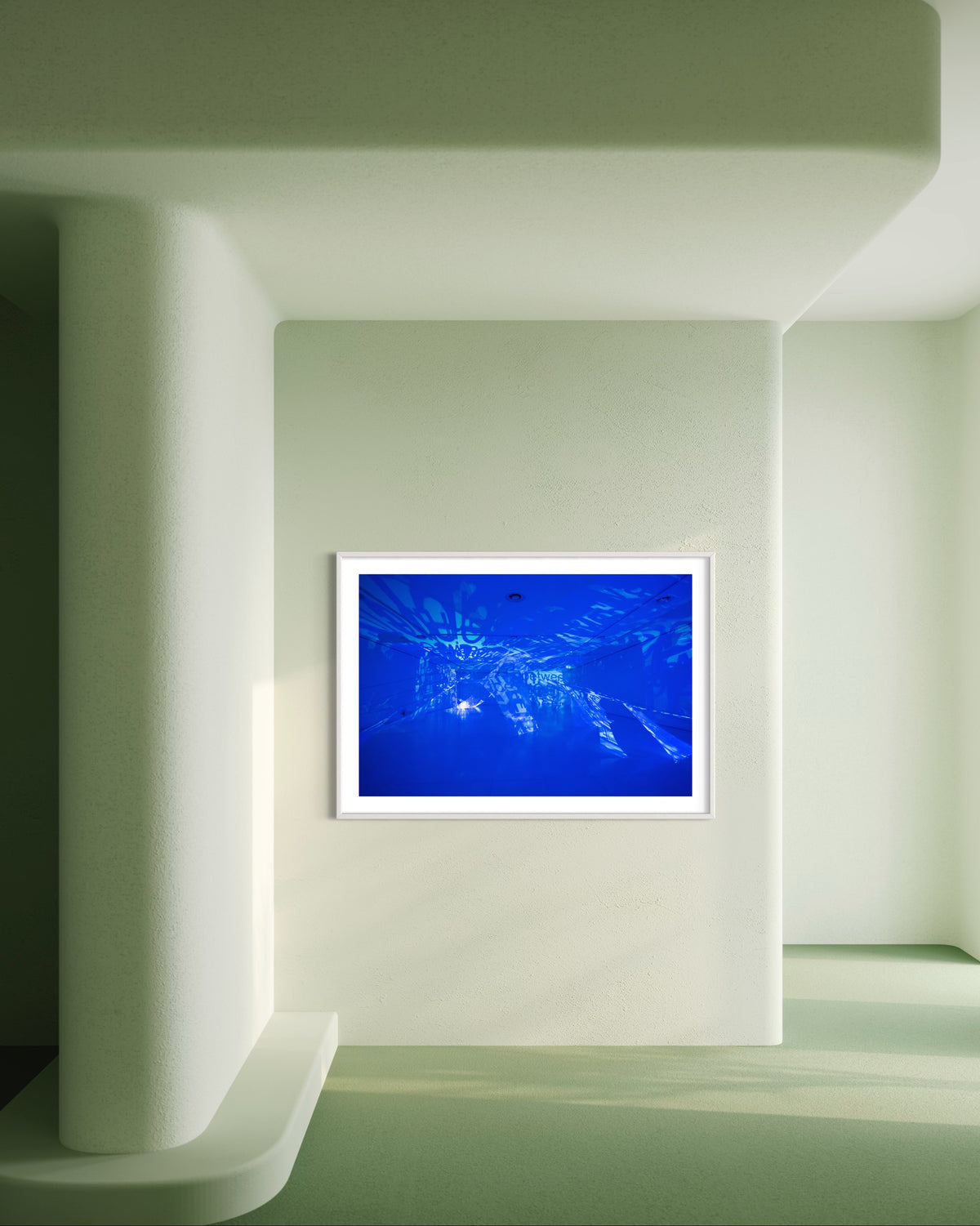 Vaduz Liechtenstein Engländerbau "inBetween" 2014  (signed + Frame)