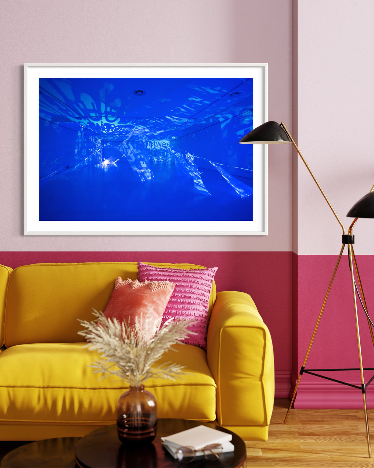 Vaduz Liechtenstein Engländerbau "inBetween" 2014  (signed + Frame)
