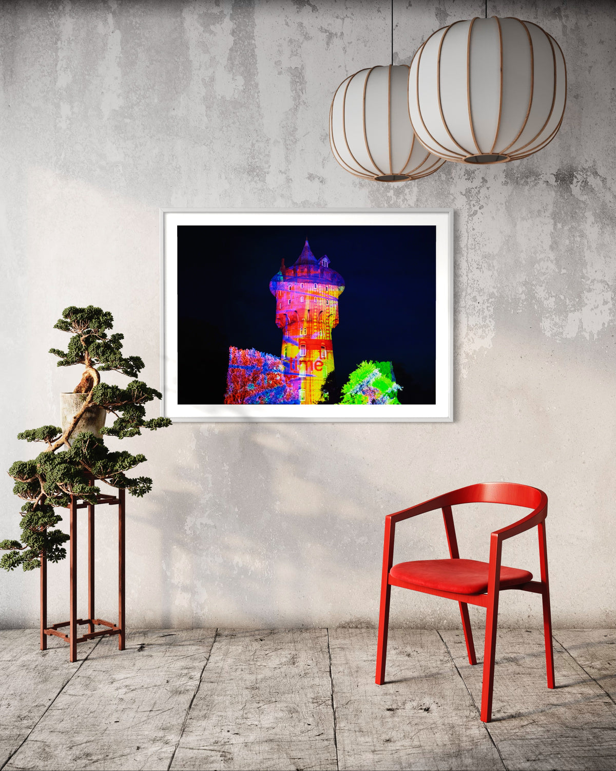 Cuxhaven Wasserturm „Liquid Time“ 2011 (signed + framed)