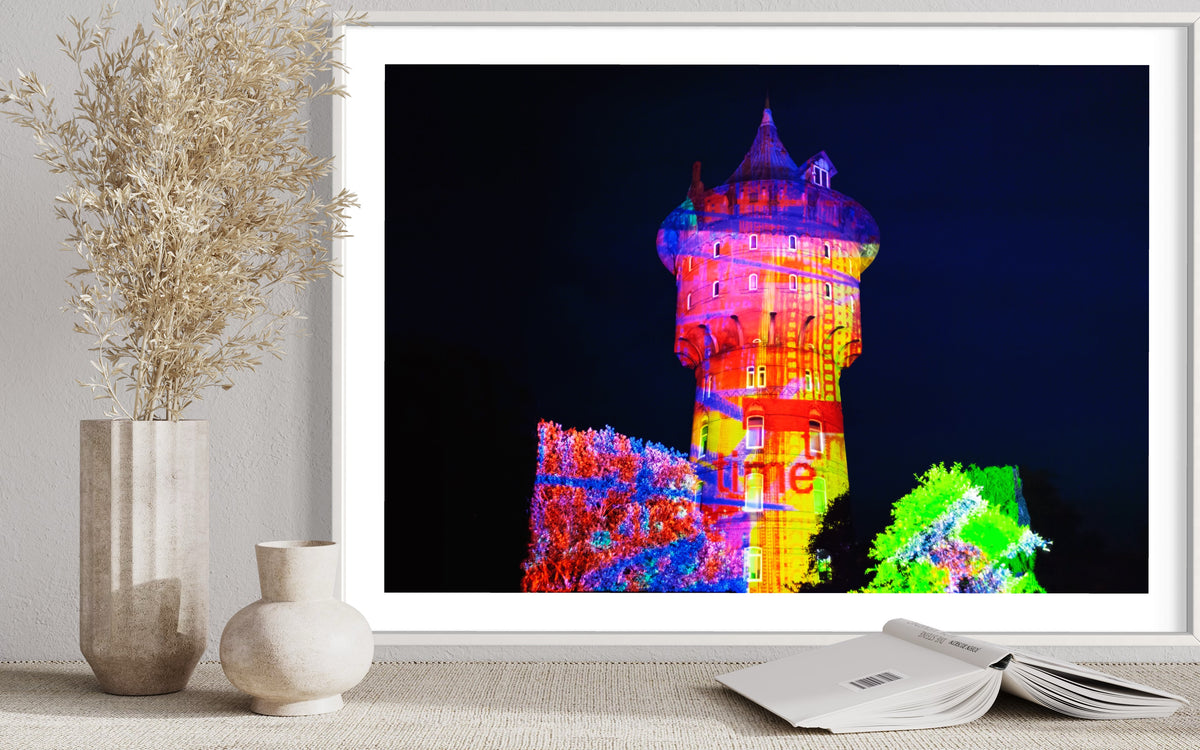 Cuxhaven Wasserturm „Liquid Time“ 2011 (signed + framed)