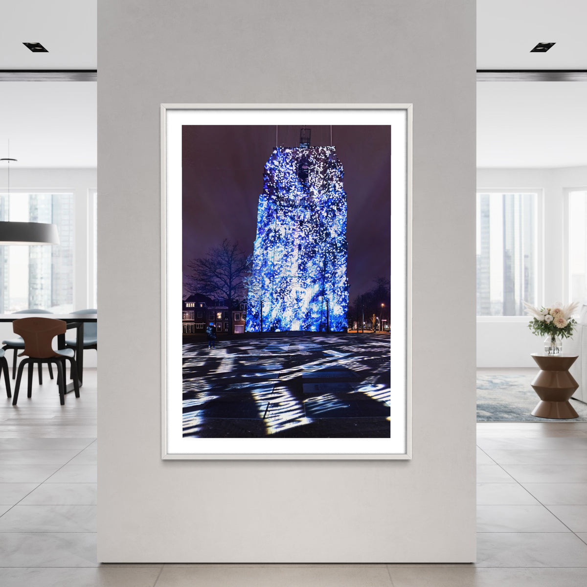 Leeuwarden Luna Light Festival 2022 - Oldehove TIME DRIFTS (signed + Frame)