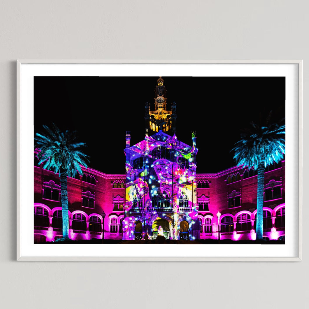 Barcelona Sant Pau / Els Llums de Sant Pau 2021 (signed + Frame)