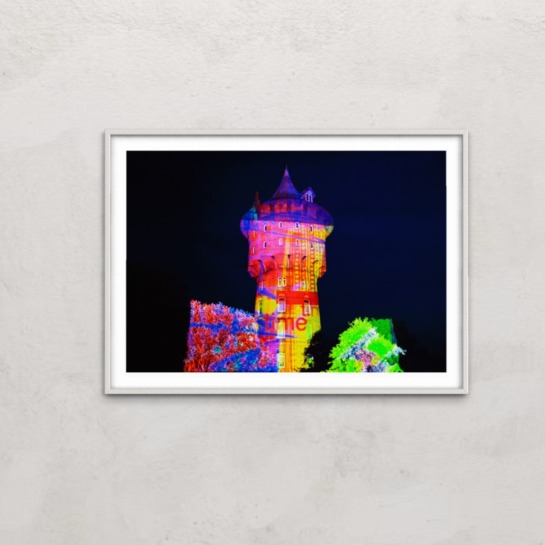 Cuxhaven Wasserturm „Liquid Time“ 2011 (signed + framed)