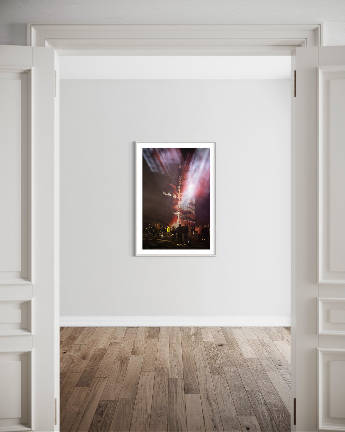 Leeuwarden Luna Light Festival 2022 - Oldehove TIME DRIFTS (signed + Frame)