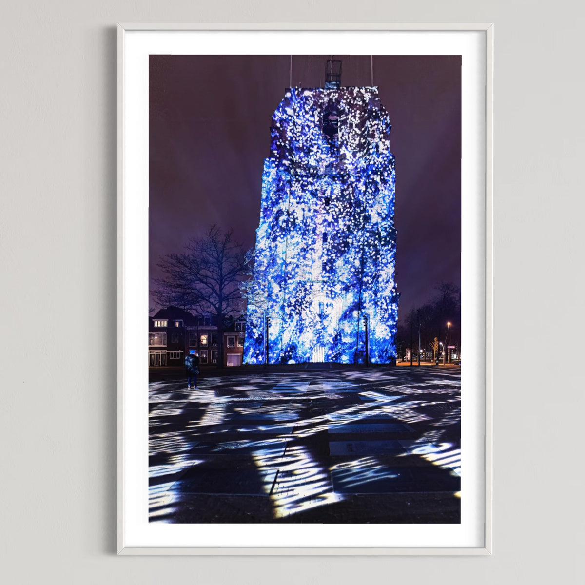 Leeuwarden Luna Light Festival 2022 - Oldehove TIME DRIFTS (signed + Frame)
