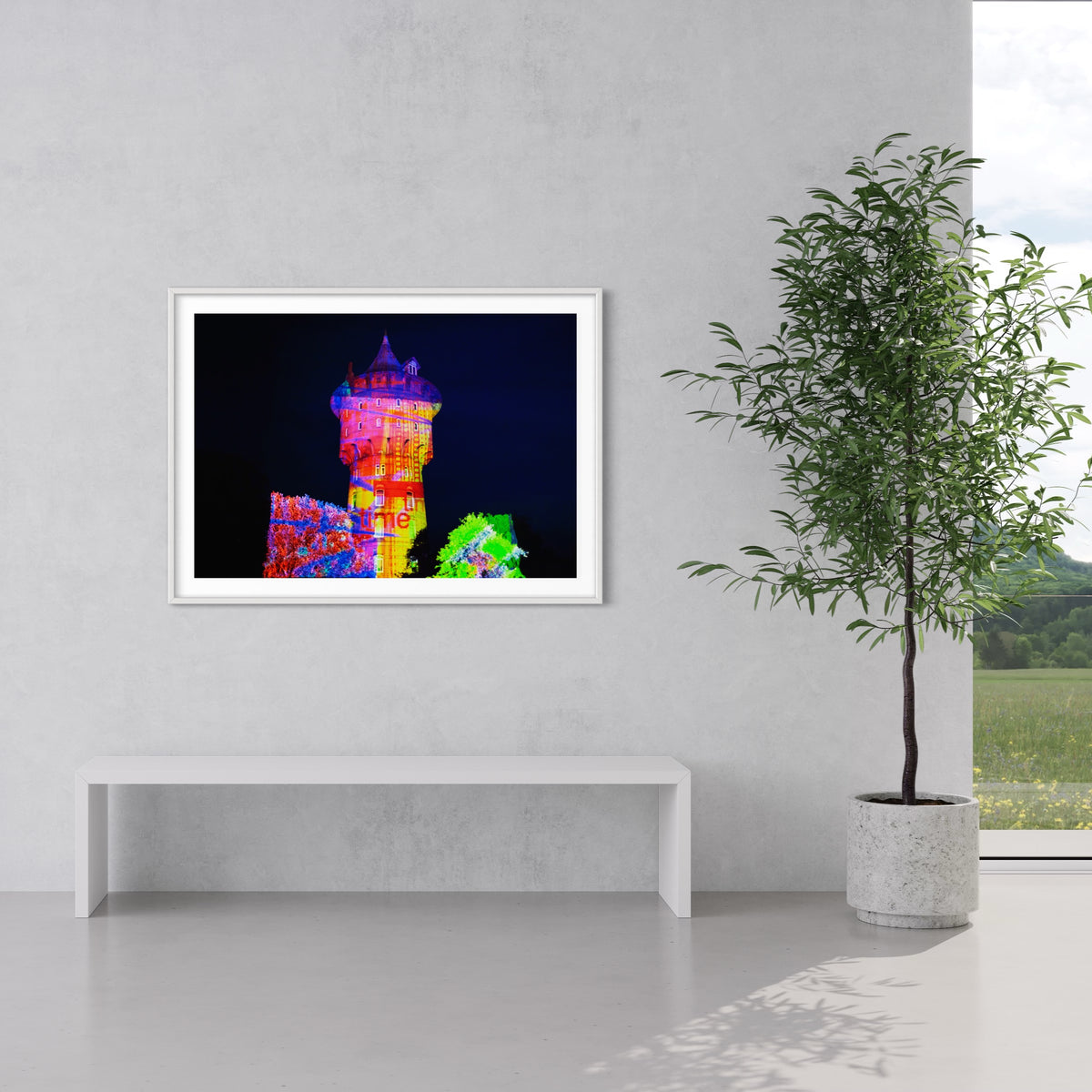 Cuxhaven Wasserturm „Liquid Time“ 2011 (signed + framed)