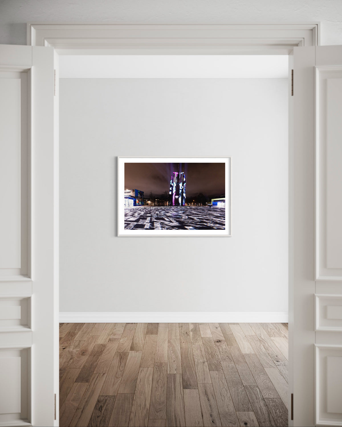 Leeuwarden Luna Light Festival 2022 - Oldehove TIME DRIFTS (signed + Frame)