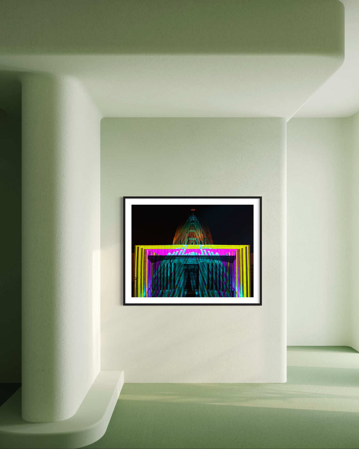 Warsaw Temple of Divine Providence 04./05. Jan 2014 (signed + Frame)