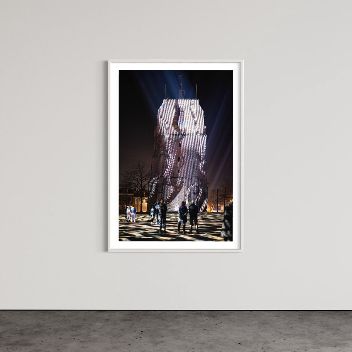 Leeuwarden Luna Light Festival 2022 - Oldehove TIME DRIFTS (signed + Frame)